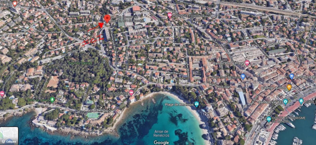 باندول T2 30 M2 Avec Jardin Proche Des Plages المظهر الخارجي الصورة
